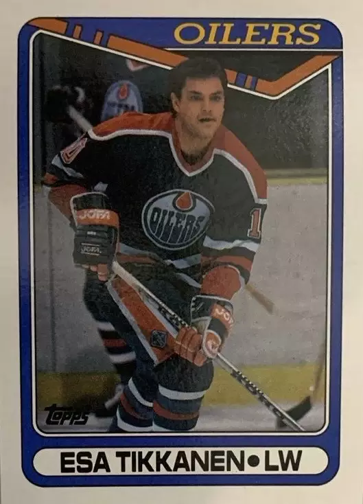 Хоккей. Карточка Esa Tikkanen - Эса Тикканен Edmonton Oilers-Эдмонтон НХЛ/NHL