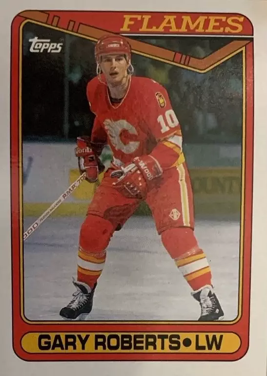 Хоккей. Карточка Gary Roberts-Гэри Робертс Calgary Flames-Калгари Флэймз НХЛ-NHL