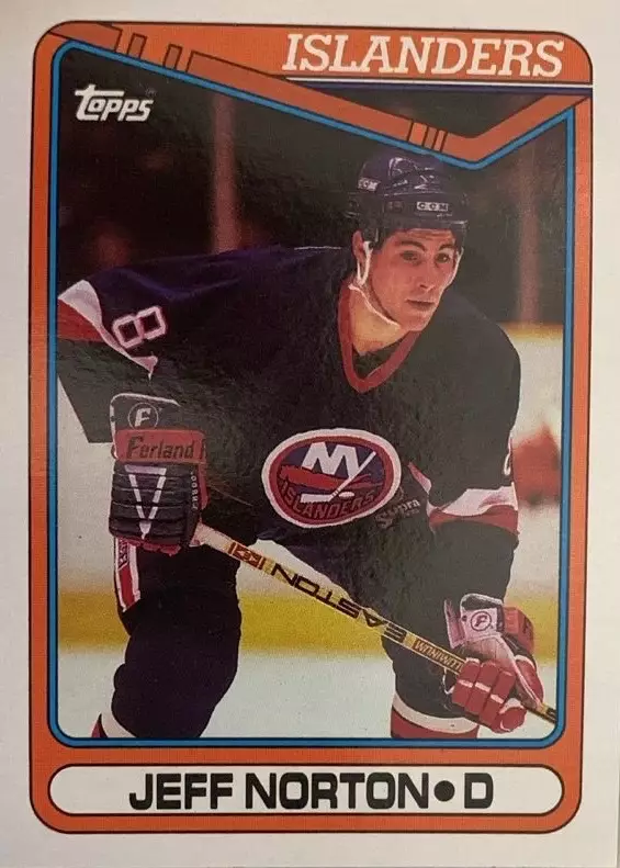 Хоккей. Карточка Jeff Norton-Джефф Нортон New York Islanders - Айлендерс НХЛ-NHL