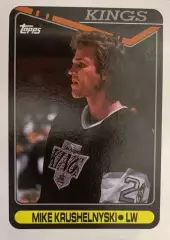 Хоккей. Карточка Mike Krushelnyski - Майк Крушельницки Los Angeles Kings НХЛ/NHL