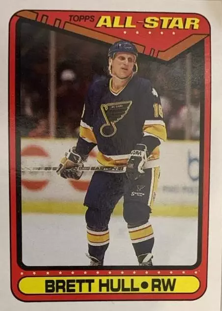 Хоккей Карточка Brett Hull-Бретт Халл St. Louis Blues - Сент-Луис Блюз НХЛ-NHL