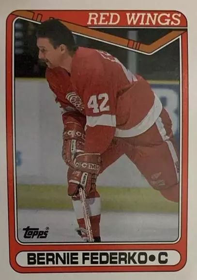 Хоккей. Карточка Bernie Federko-Берни Федерко Detroit Red Wings-Детройт НХЛ/NHL