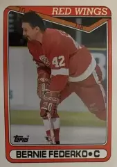 Хоккей. Карточка Bernie Federko-Берни Федерко Detroit Red Wings-Детройт НХЛ/NHL