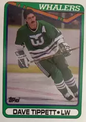 Хоккей. Карточка Dave Tippett - Дэйв Типпетт Hartford Whalers - Хартфорд НХЛ/NHL