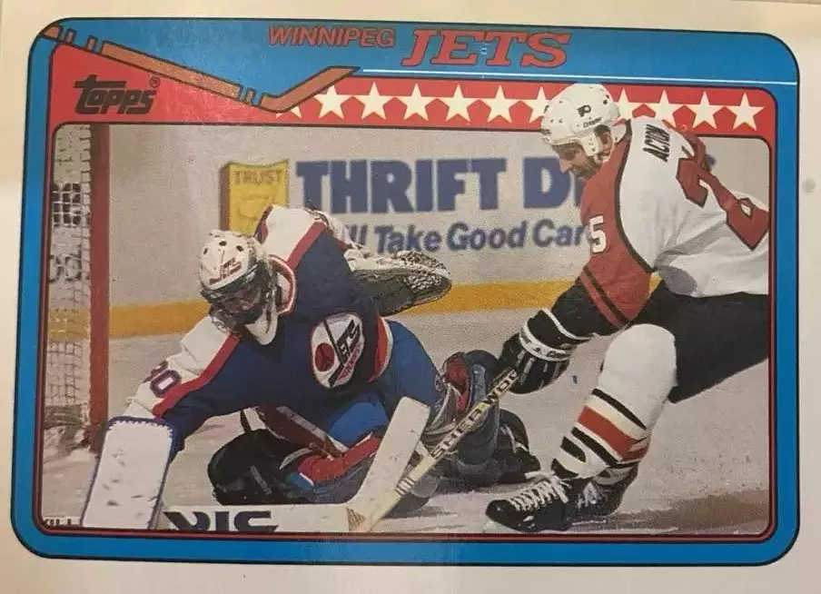 Хоккей. Карточка Daniel Berthiaume-Даниэль Бертюм Winnipeg Jets-Виннипег НХЛ/NHL