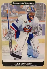 Хоккей. Карточка Илья Сорокин ЦСКА Москва, New York Islanders-Айлендерс НХЛ-NHL