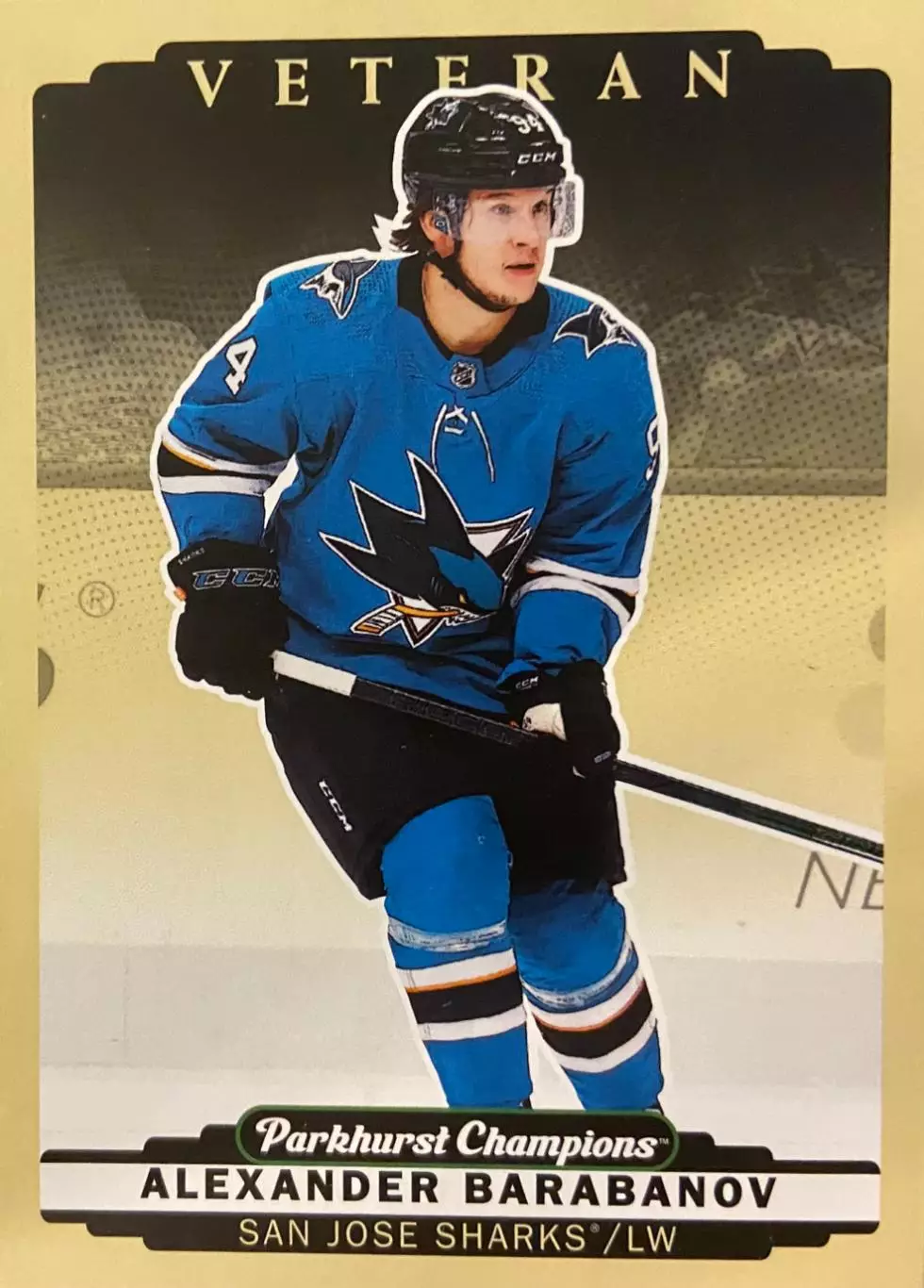 Карточка Александр Барабанов San Jose Sharks/Сан-Хосе Шаркс, Ак Барс/СКА НХЛ/КХЛ