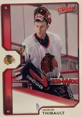 Хоккей Карточка Jocelyn Thibault-Жослен Тибо Chicago Blackhawks - Чикаго НХЛ/NHL