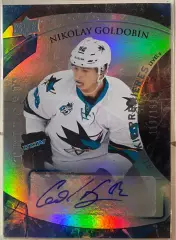 Карточка автограф Николай Голдобин Сан-Хосе Шаркс, Спартак, ЦСКА,СКА НХЛ/NHL/КХЛ
