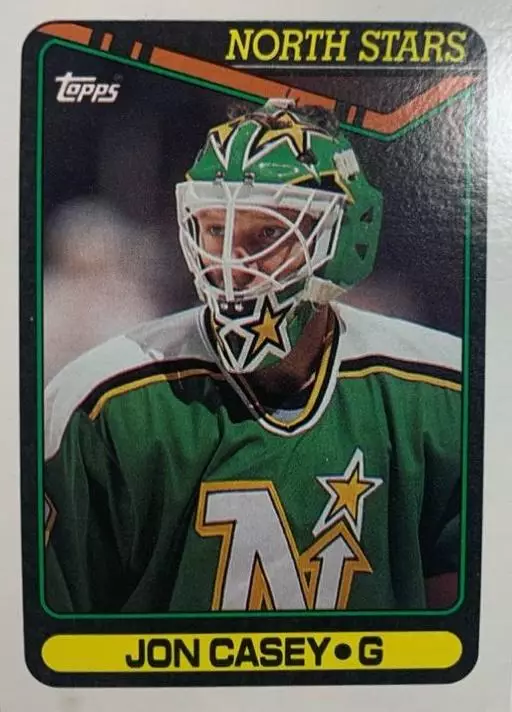 Хоккей. Карточка Jon Casey - Джон Кейси Minnesota North Stars-Миннесота НХЛ-NHL