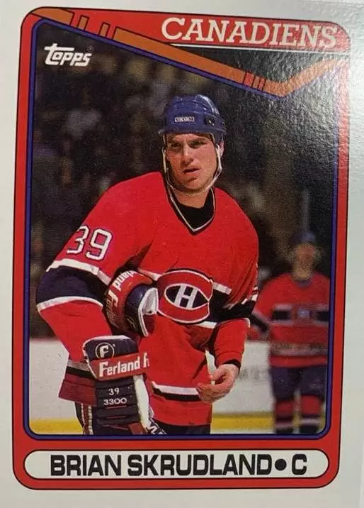Карточка Brian Skrudland - Брайан Скрудланд Montreal Canadiens-Монреаль НХЛ/NHL