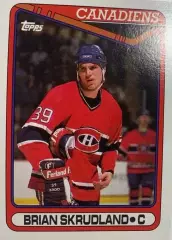 Карточка Brian Skrudland - Брайан Скрудланд Montreal Canadiens-Монреаль НХЛ/NHL