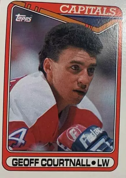 Карточка Geoff Courtnall - Джефф Куртнолл Washington Capitals-Вашингтон НХЛ/NHL