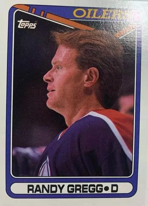 Хоккей. Карточка Randy Gregg-Рэнди Грегг Edmonton Oilers-Эдмонтон Ойлерз НХЛ/NHL
