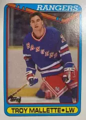 Хоккей. Карточка Troy Mallette - Трой Маллетт New York Rangers-Рейнджерс НХЛ-NHL