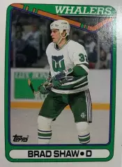 Хоккей. Карточка Brad Shaw-Брэд Шоу Hartford Whalers - Хартфорд Уэйлерс НХЛ-NHL