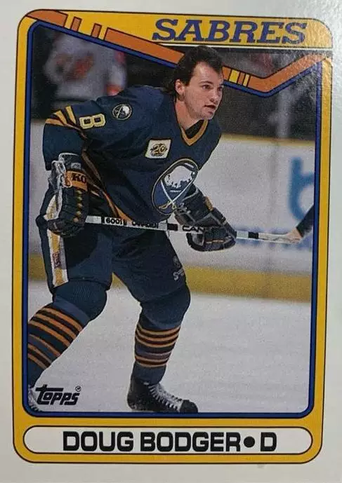 Хоккей. Карточка Doug Bodger-Дуг Боджер Buffalo Sabres - Баффало Сейбрз НХЛ-NHL