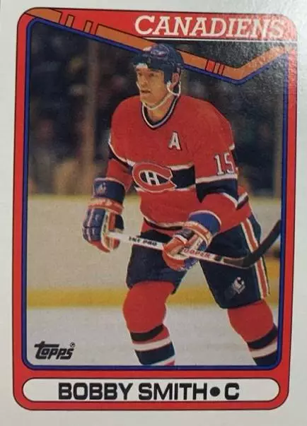 Хоккей. Карточка Bobby Smith - Бобби Смит Montreal Canadiens - Монреаль НХЛ/NHL