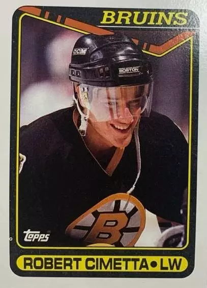 Хоккей. Карточка Robert Cimetta - Роберт Симетта Boston Bruins - Бостон НХЛ/NHL