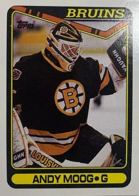 Хоккей. Карточка Andy Moog - Энди Муг Boston Bruins - Бостон Брюинз НХЛ-NHL