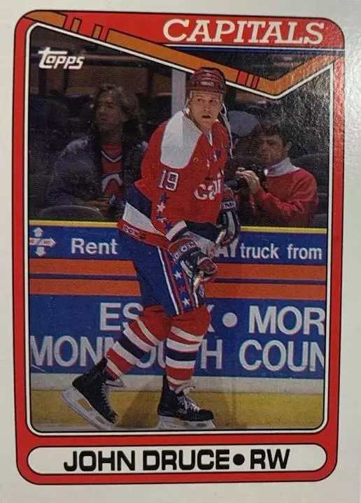 Хоккей. Карточка John Druce - Джон Дрюс Washington Capitals - Вашингтон НХЛ-NHL