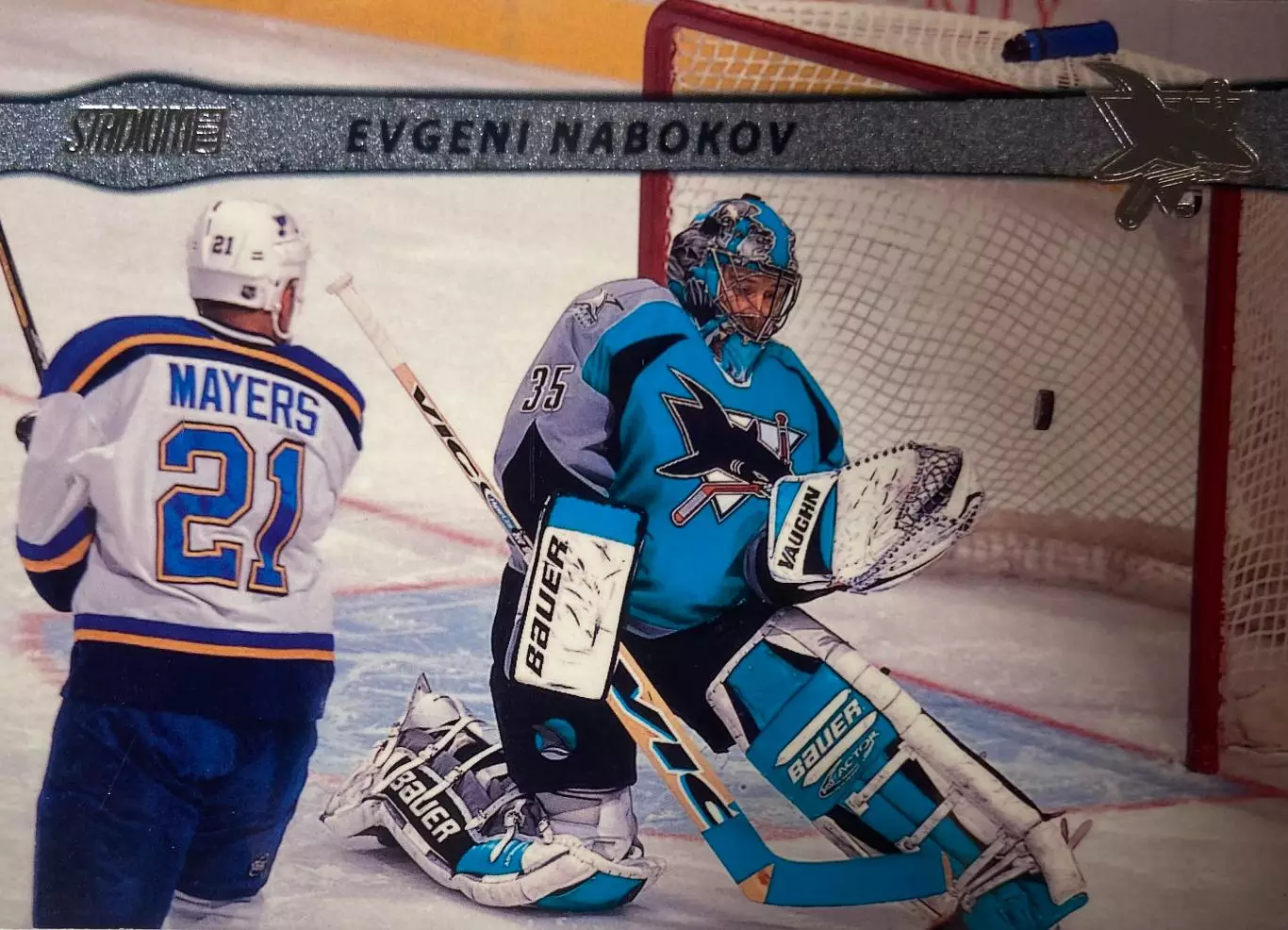 Карточка Евгений Набоков San Jose Sharks/Сан-Хосе,Динамо Москва, СКА КХЛ/НХЛ/NHL