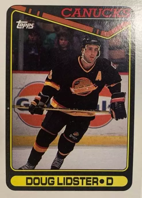 Хоккей. Карточка Doug Lidster - Дуг Лидстер Vancouver Canucks - Ванкувер НХЛ-NHL
