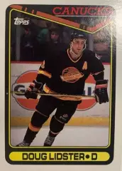 Хоккей. Карточка Doug Lidster - Дуг Лидстер Vancouver Canucks - Ванкувер НХЛ-NHL