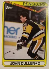 Хоккей. Карточка John Cullen-Джон Каллен Pittsburgh Penguins-Питтсбург НХЛ/NHL