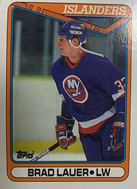 Хоккей. Карточка Brad Lauer - Брэд Лауэр New York Islanders - Айлендерс НХЛ/NHL