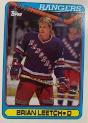 Карточка Brian Leetch - Брайан Лич New York Rangers / Нью-Йорк Рейнджерс НХЛ/NHL