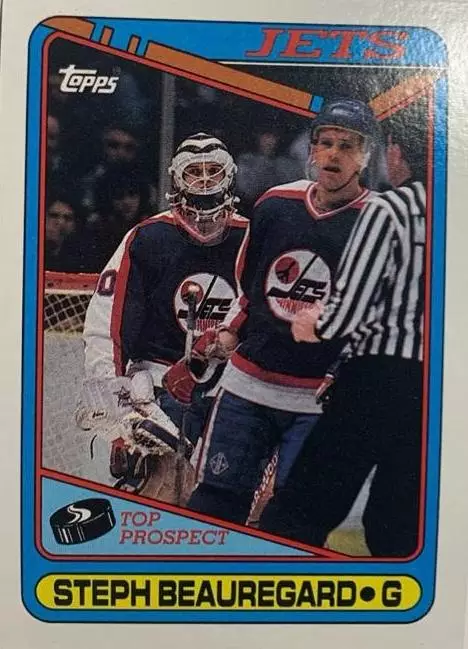 Карточка Stephane Beauregard - Стефан Борегар Winnipeg Jets-Виннипег НХЛ/NHL