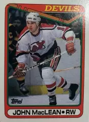 Хоккей. Карточка John MacLean - Джон Маклин New Jersey Devils - Девилз НХЛ-NHL