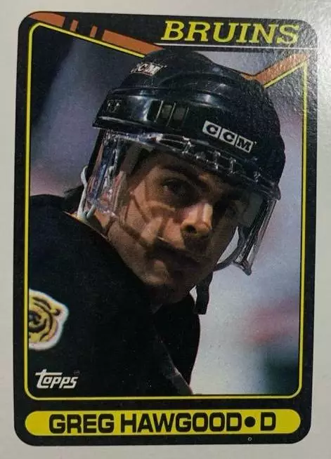 Хоккей. Карточка Greg Hawgood-Грег Хоугуд Boston Bruins - Бостон Брюинз НХЛ/NHL