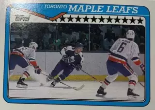 Карточка Vincent Damphousse-Венсан Дамфусс Toronto Maple Leafs-Торонто НХЛ/NHL