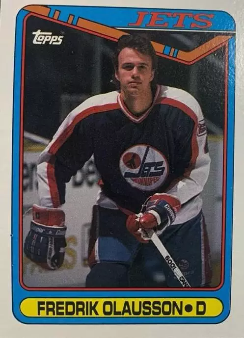 Хоккей Карточка Fredrik Olausson-Фредрик Олауссон Winnipeg Jets-Виннипег НХЛ-NHL