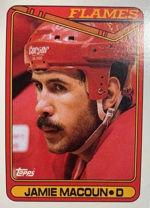 Хоккей Карточка Jamie Macoun-Джейми Макоун Calgary Flames-Калгари Флэймз НХЛ-NHL