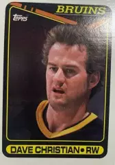 Хоккей Карточка Dave Christian-Дэйв Кристиан Boston Bruins-Бостон Брюинз НХЛ-NHL