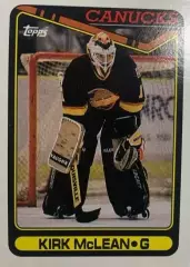 Хоккей. Карточка Kirk McLean - Кирк Маклин Vancouver Canucks-Ванкувер НХЛ-NHL