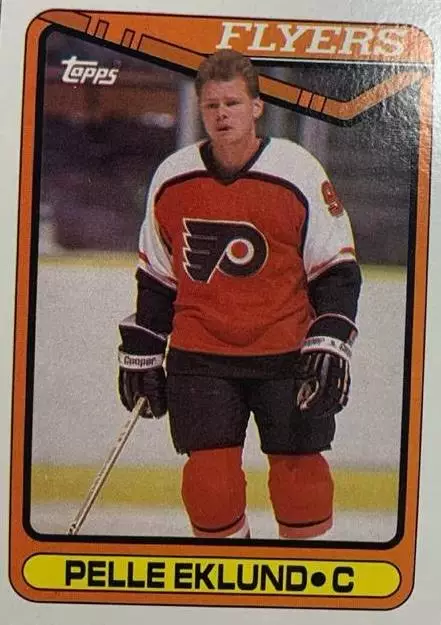 Хоккей. Карточка Pelle Eklund - Пелле Эклунд Philadelphia Flyers-Флайерз НХЛ/NHL