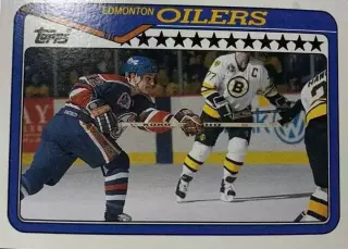 Хоккей. Карточка Adam Graves-Адам Грэйвз Edmonton Oilers-Эдмонтон Ойлерз НХЛ-NHL