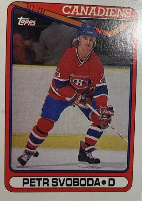 Хоккей. Карточка Petr Svoboda - Петр Свобода Montreal Canadiens-Монреаль НХЛ-NHL