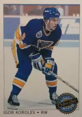 Карточка Игорь Королев St Louis Blues, Локомотив,Динамо Москва,Металлург НХЛ/NHL