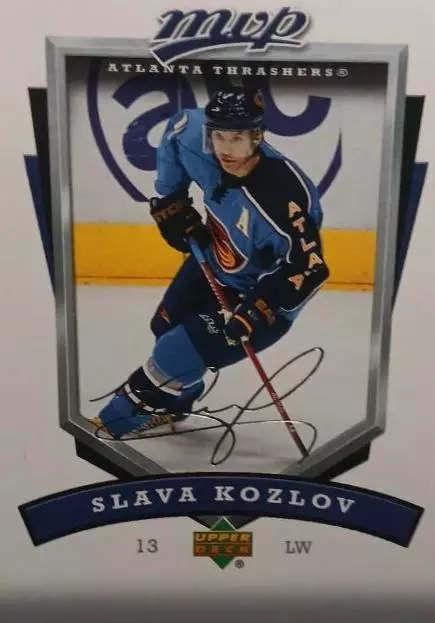 Карточка Вячеслав Козлов Атланта, Динамо, Спартак,ЦСКА Москва, Химик НХЛ/NHL/КХЛ