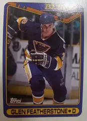 Хоккей Карточка Glen Featherstone-Глен Фезерстоун St. Louis Blues - Блюз НХЛ/NHL