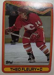 Хоккей. Карточка Theoren Fleury - Теорен Флери Calgary Flames - Калгари НХЛ-NHL