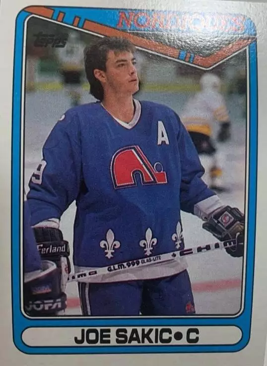 Хоккей. Карточка Joe Sakic - Джо Сакик Quebec Nordiques - Квебек Нордикс НХЛ-NHL