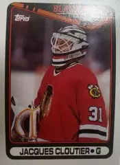 Хоккей. Карточка Жак Клутье Chicago Blackhawks/Чикаго, Авангард Омск НХЛ/NHL/КХЛ