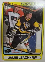 Хоккей. Карточка Jamie Leach-Джейми Лич Pittsburgh Penguins - Питтсбург НХЛ/NHL