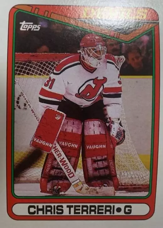 Хоккей. Карточка Chris Terreri - Крис Террери New Jersey Devils - Девилз НХЛ NHL